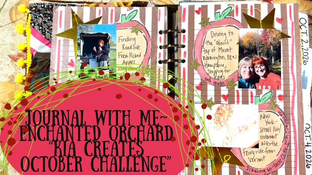 "Enchanted Orchard" Journal Page Kia Creates Challenge