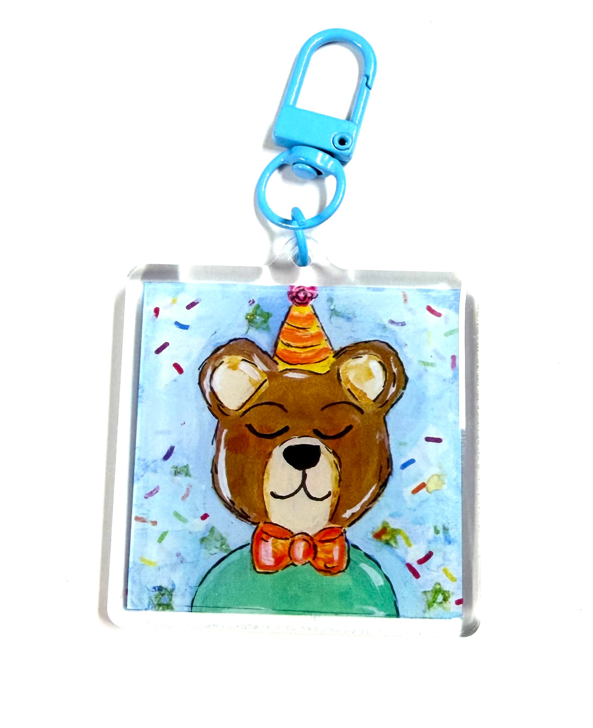 Large journal/ bag Charm “Enchanted Party Bear”