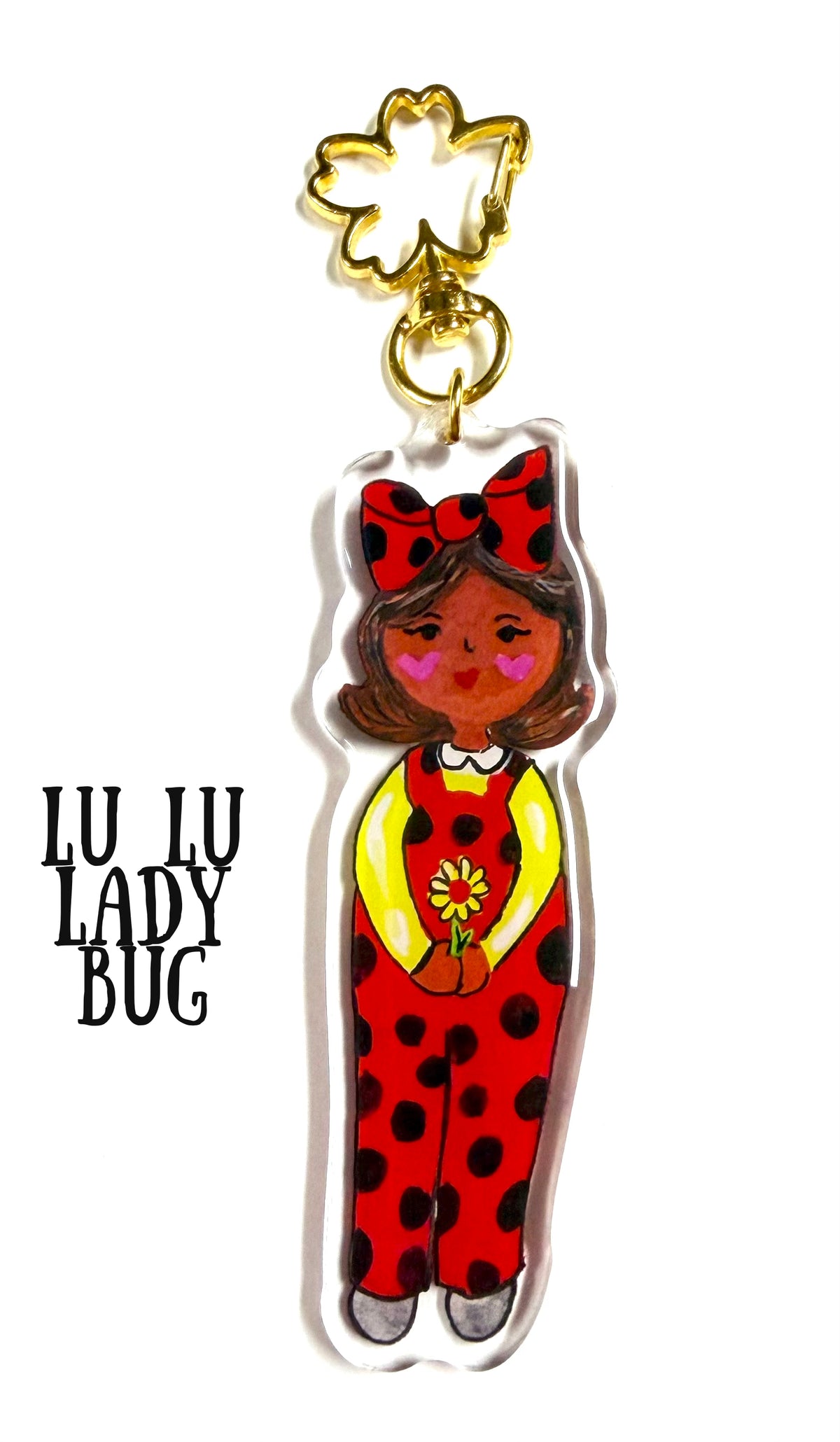 Large journal/ bag Charm “Lu Lu Lady Bug”