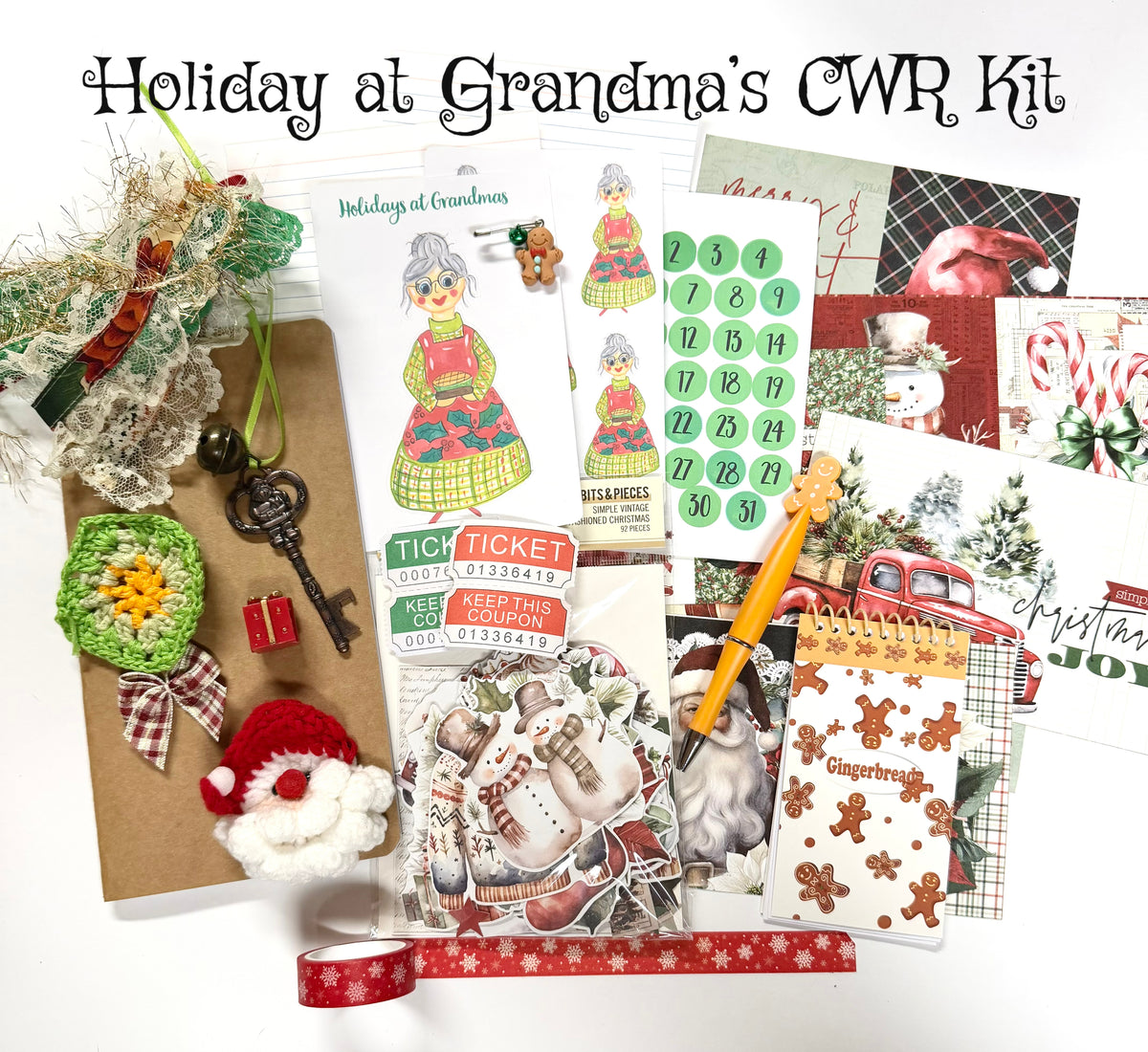 "Holidays at Grandma" CWR Journal Kit