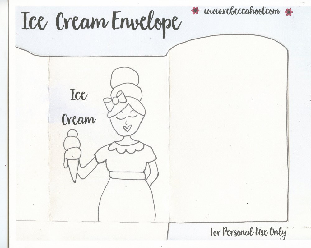 Ice Cream Envelope